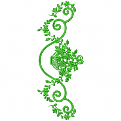 Flowers And Tree Embroidery Design 12 Flowers And Tree Embroidery Design 12